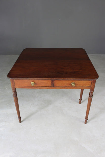 Georgian Mahogany Tea Table - Kernow Furniture