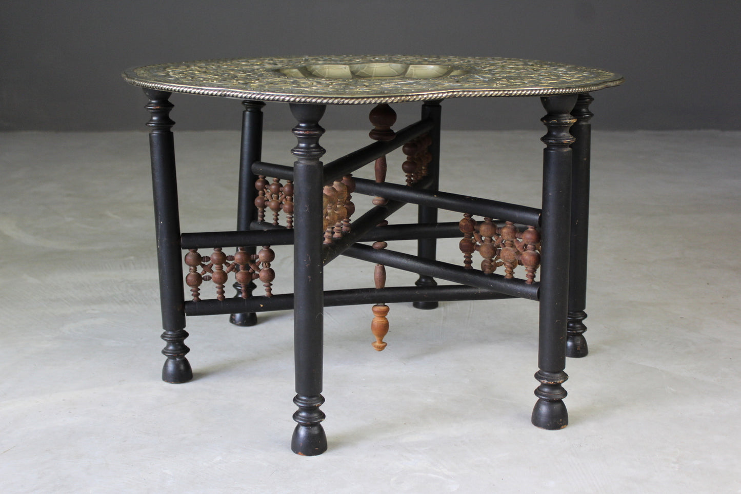 Brass Tray Table - Kernow Furniture