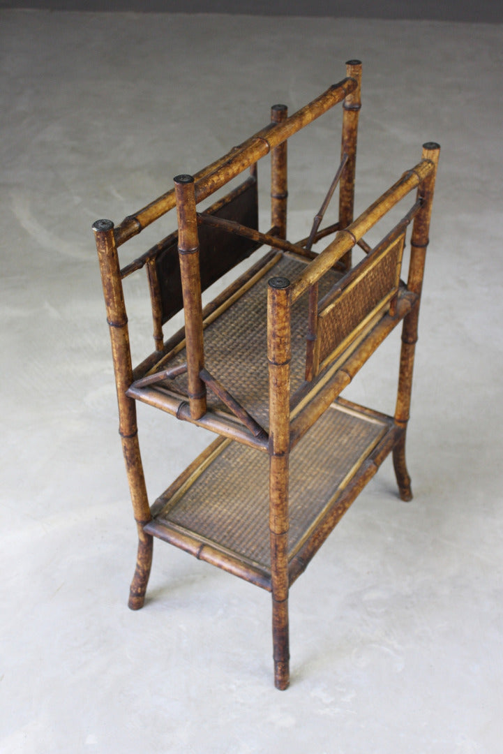 Victorian Bamboo Magazine Rack - Kernow Furniture