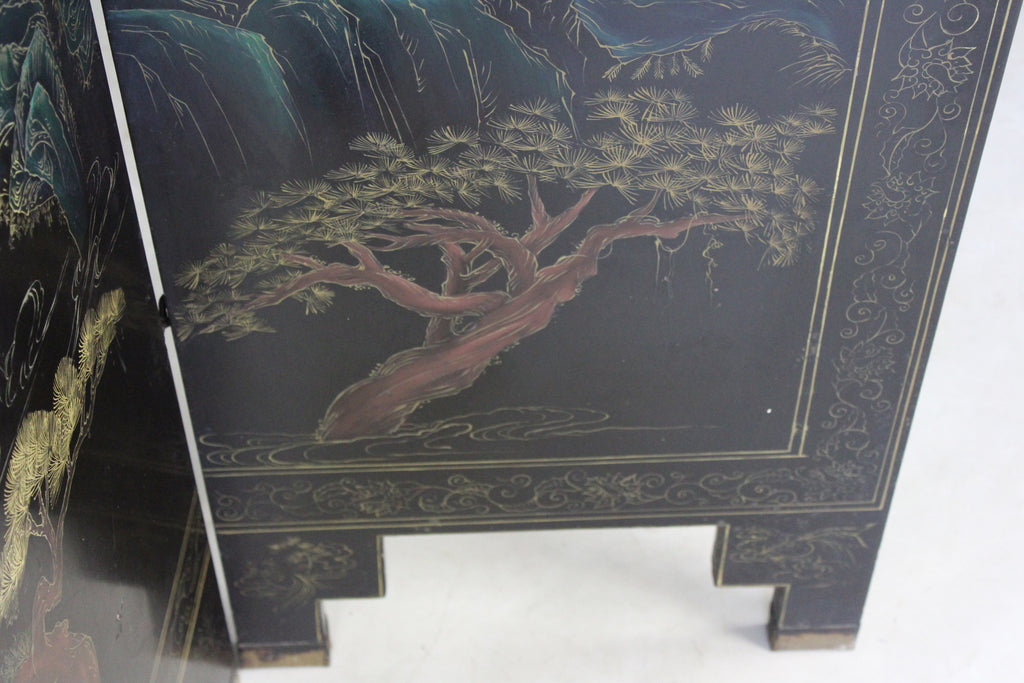 Oriental Folding Screen - Kernow Furniture
