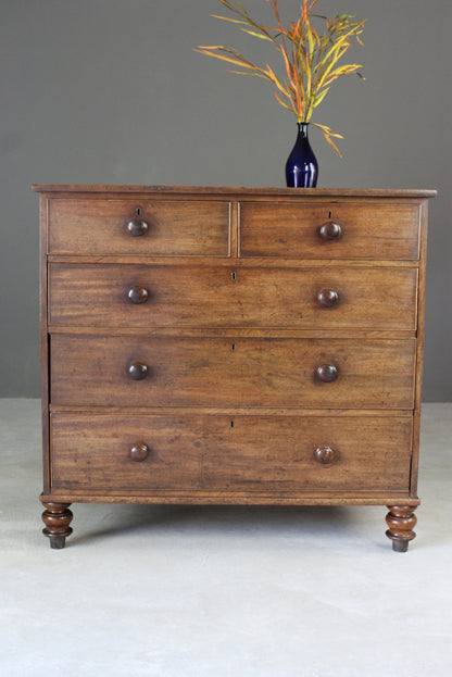 Antique Mahogany Chest of Drawers - Kernow Furniture