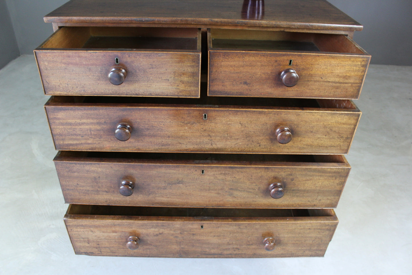 Antique Mahogany Chest of Drawers - Kernow Furniture