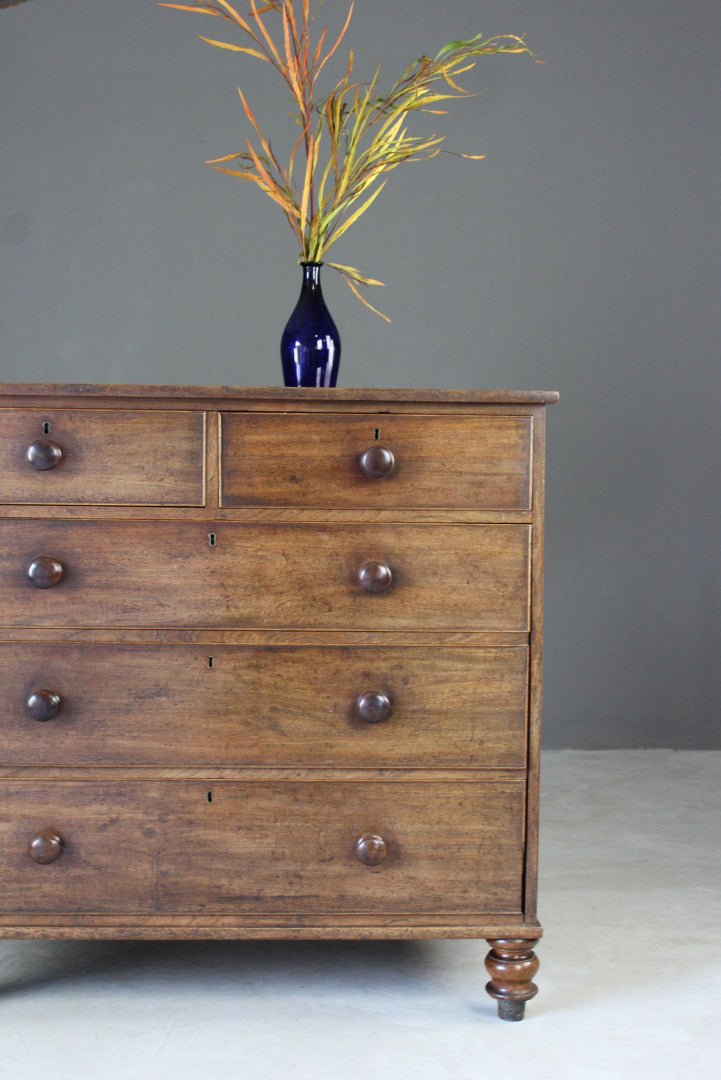 Antique Mahogany Chest of Drawers - Kernow Furniture