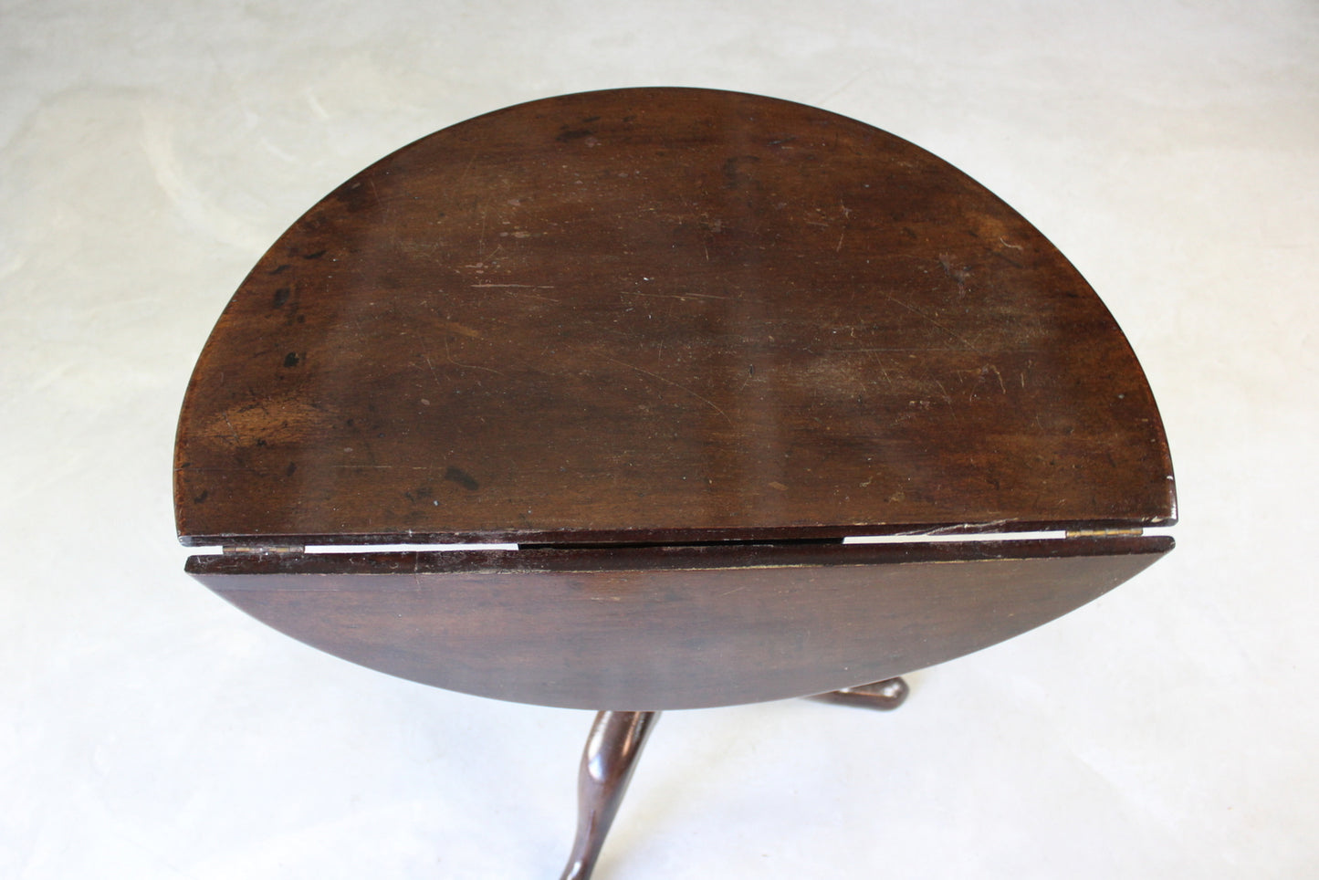 Mahogany Tripod Occasional Table - Kernow Furniture