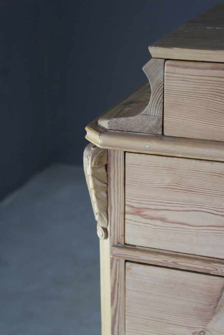 Antique Continental Pine Chest of Dawers - Kernow Furniture