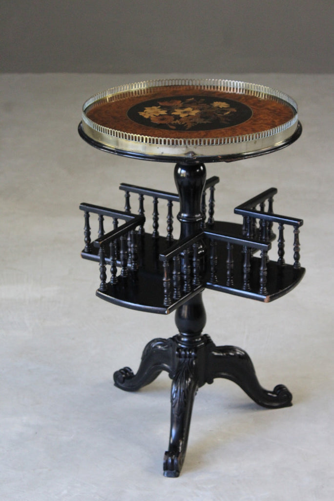 Victorian Ebonised Side Table - Kernow Furniture