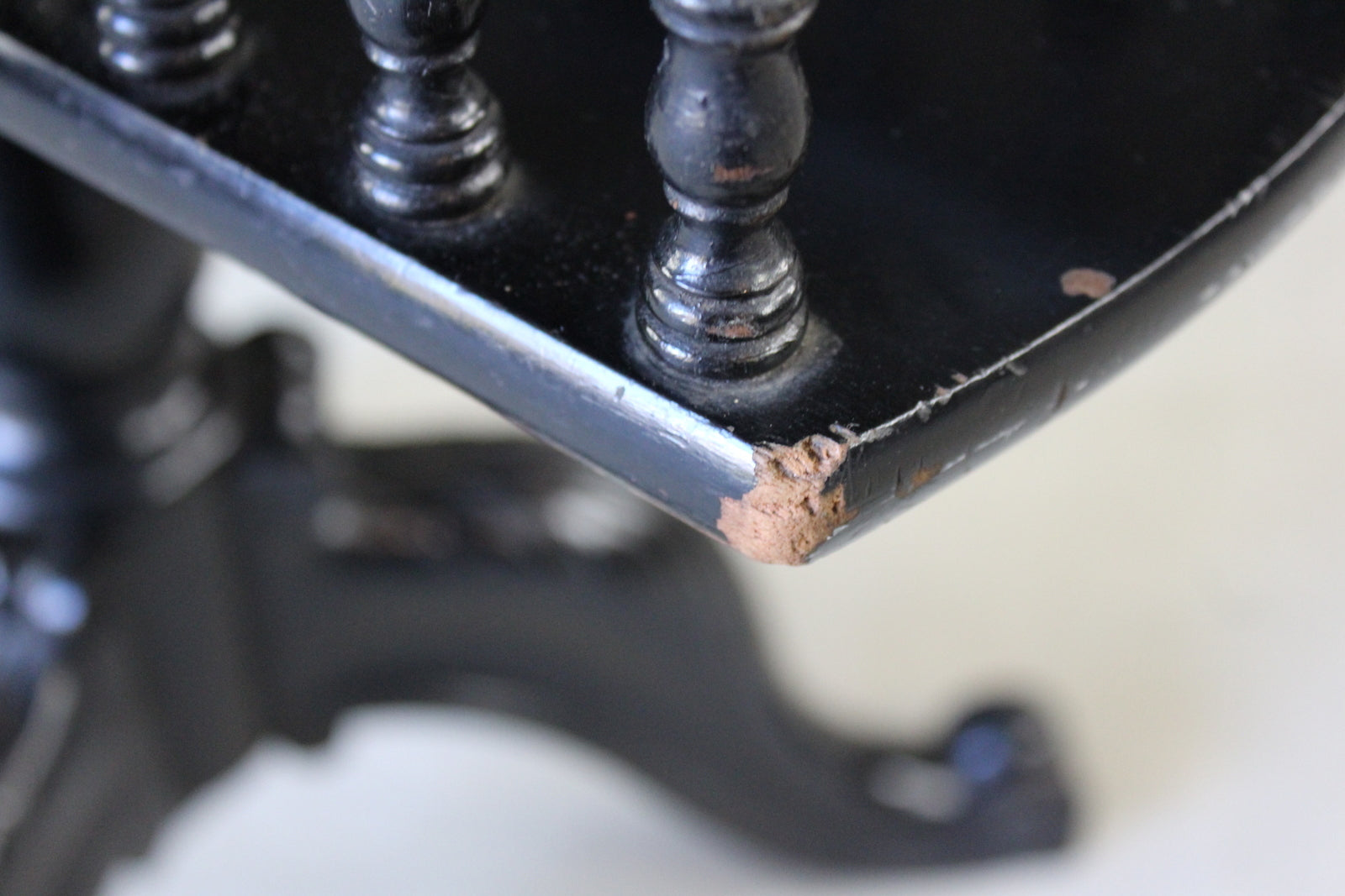 Victorian Ebonised Side Table - Kernow Furniture