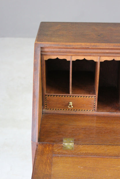 Oak Jacobean Style Bureau - Kernow Furniture