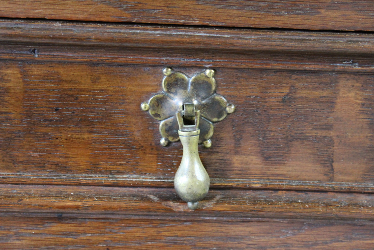 Oak Jacobean Style Bureau - Kernow Furniture