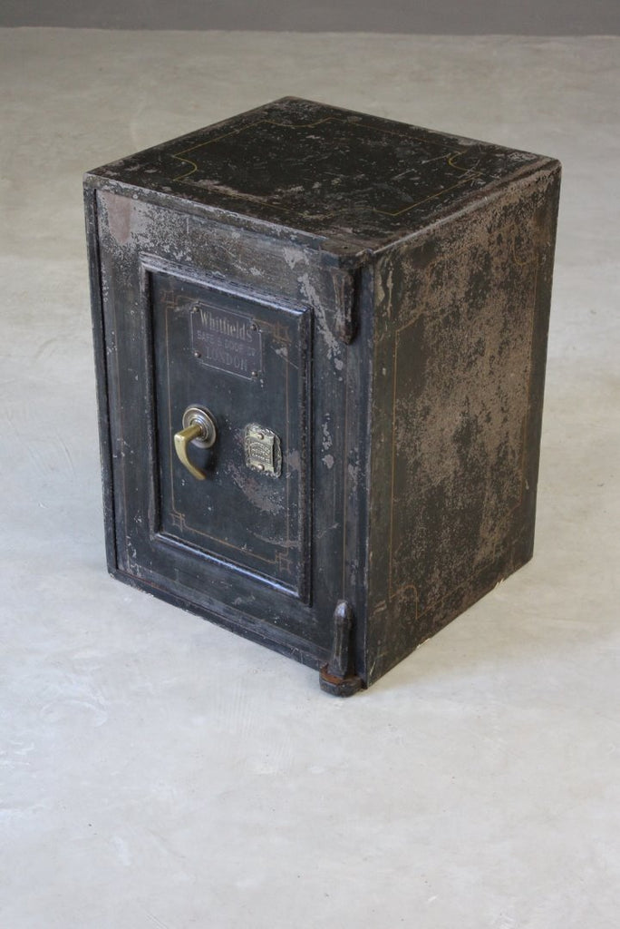 Antique Cast Iron Safe - Kernow Furniture