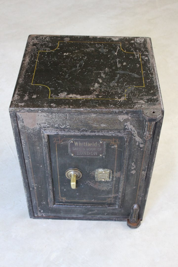 Antique Cast Iron Safe - Kernow Furniture