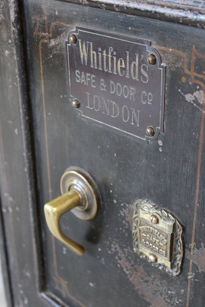 Antique Cast Iron Safe - Kernow Furniture