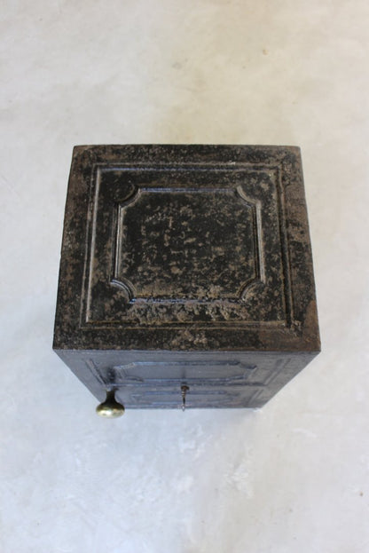 J Jones Antique Cast Iron Safe - Kernow Furniture