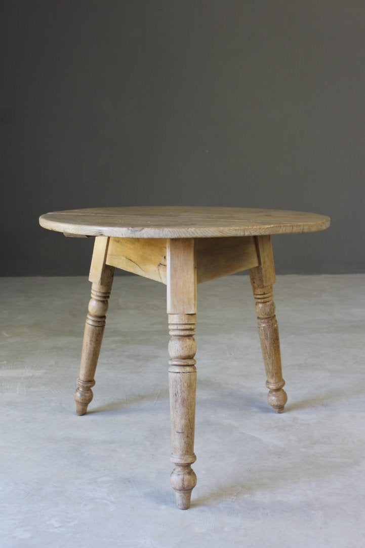 Antique Pine Cricket Table - Kernow Furniture