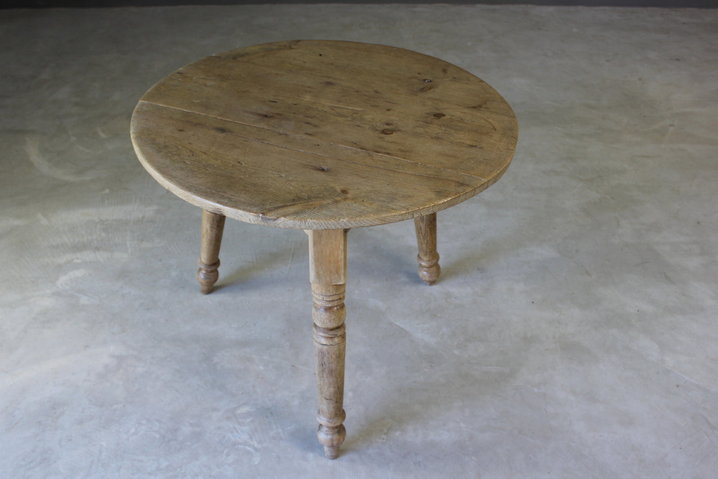 Antique Pine Cricket Table - Kernow Furniture