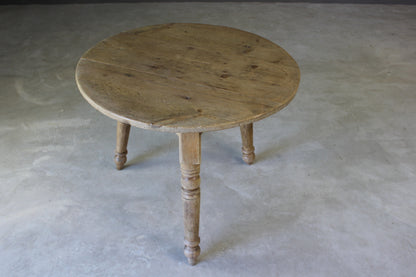 Antique Pine Cricket Table - Kernow Furniture