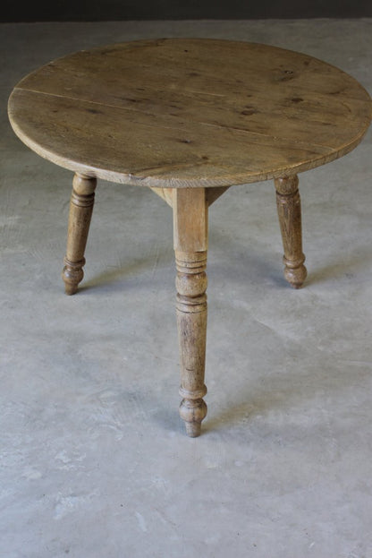 Antique Pine Cricket Table - Kernow Furniture