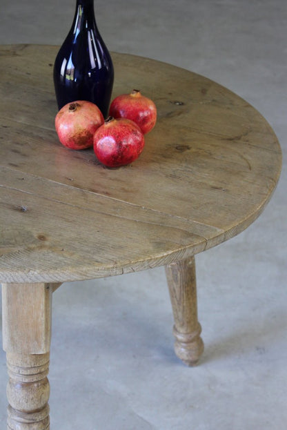 Antique Pine Cricket Table - Kernow Furniture