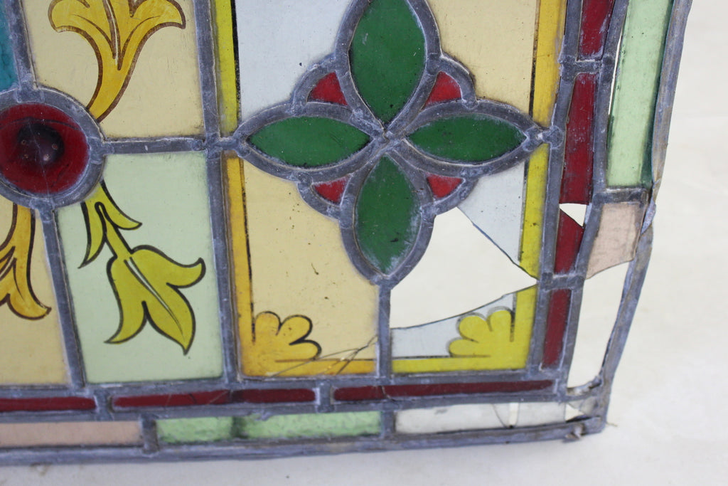 Pair Stained Glass Windows - Kernow Furniture