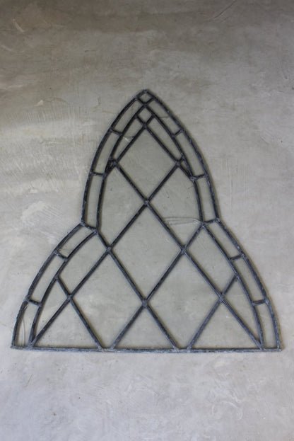 Pair Gothic Lead Glazed Windows - Kernow Furniture