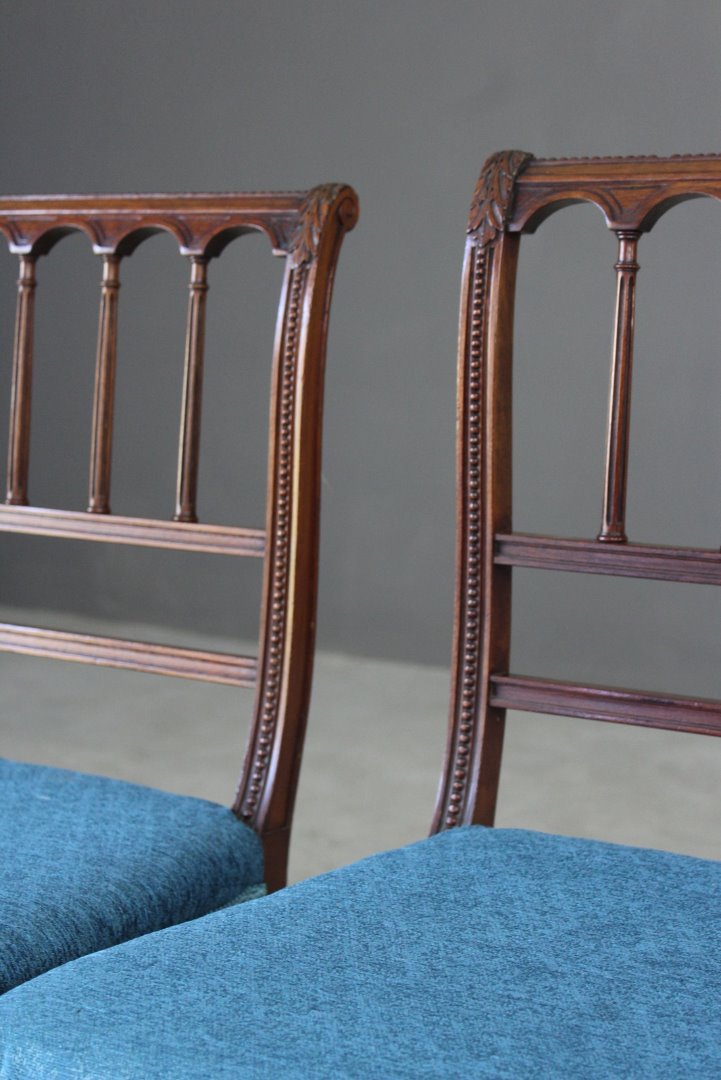 4 Morison & Co Mahogany Side Chairs - Kernow Furniture