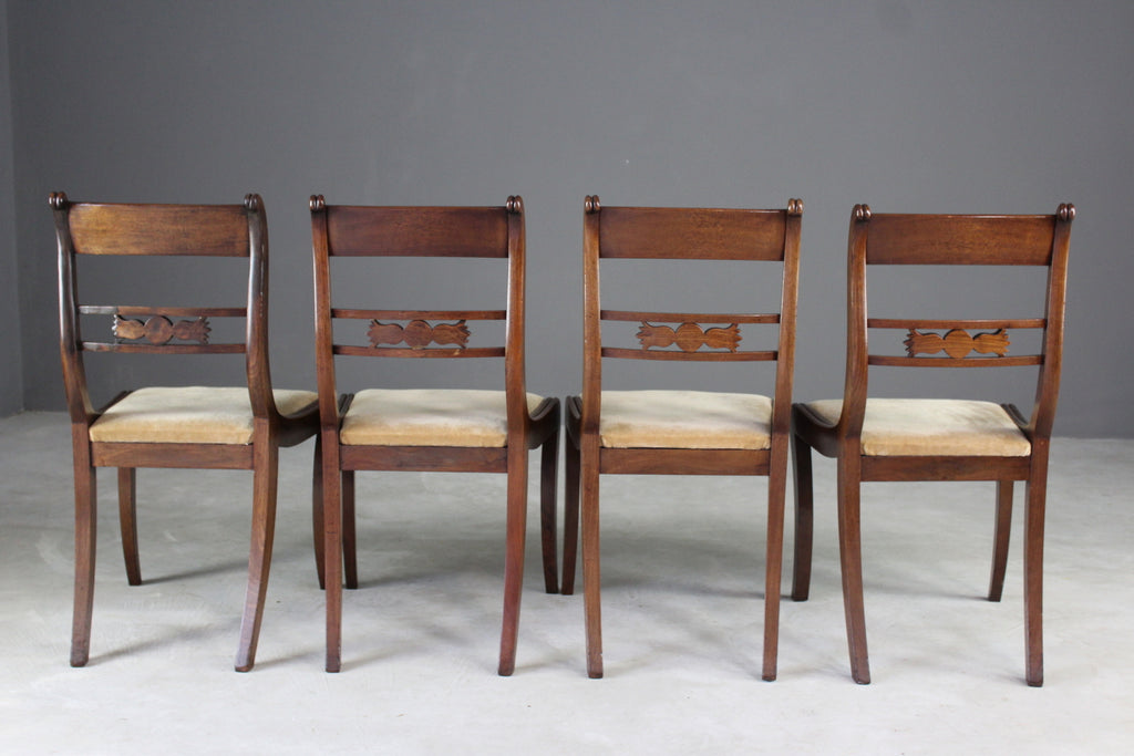 19th Century Mahogany Dining Chairs - Kernow Furniture
