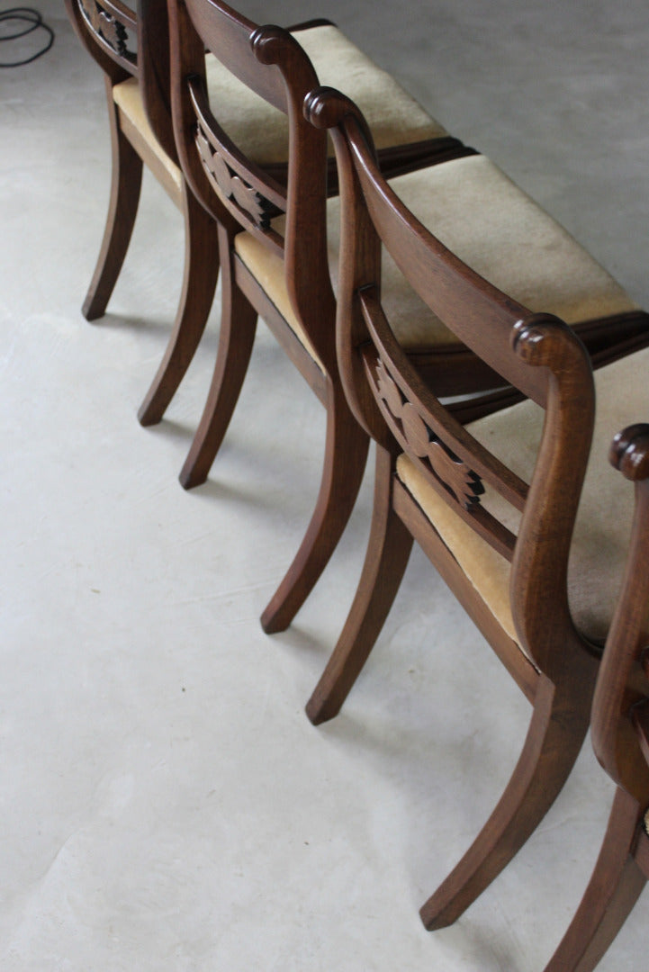 19th Century Mahogany Dining Chairs - Kernow Furniture