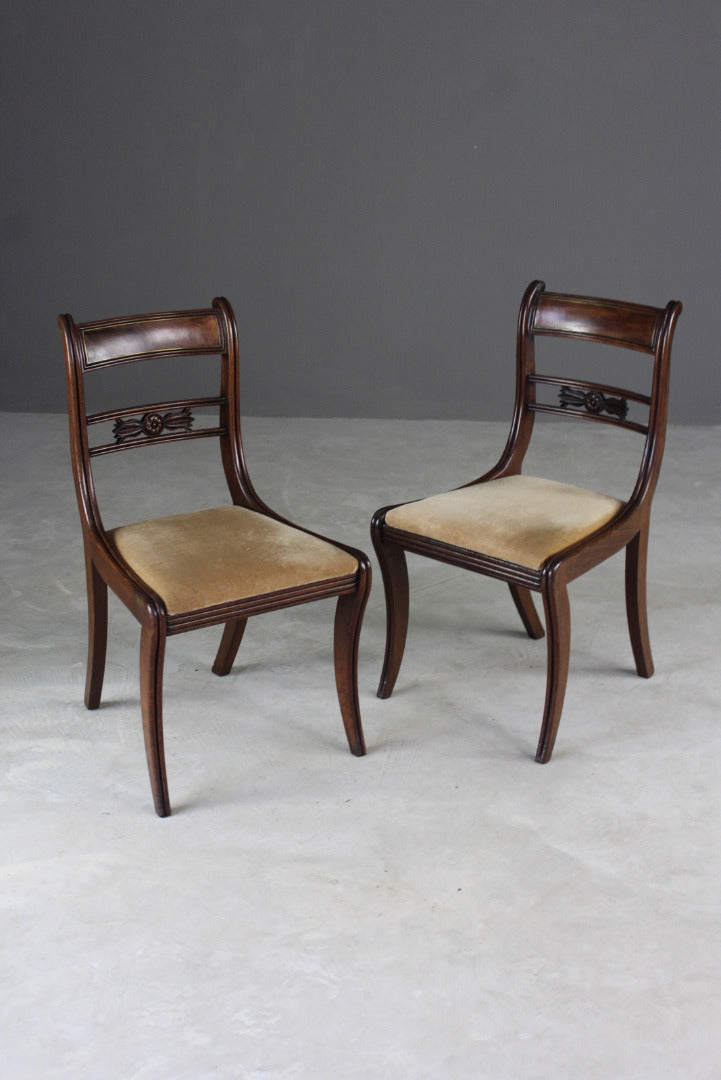 19th Century Mahogany Dining Chairs - Kernow Furniture