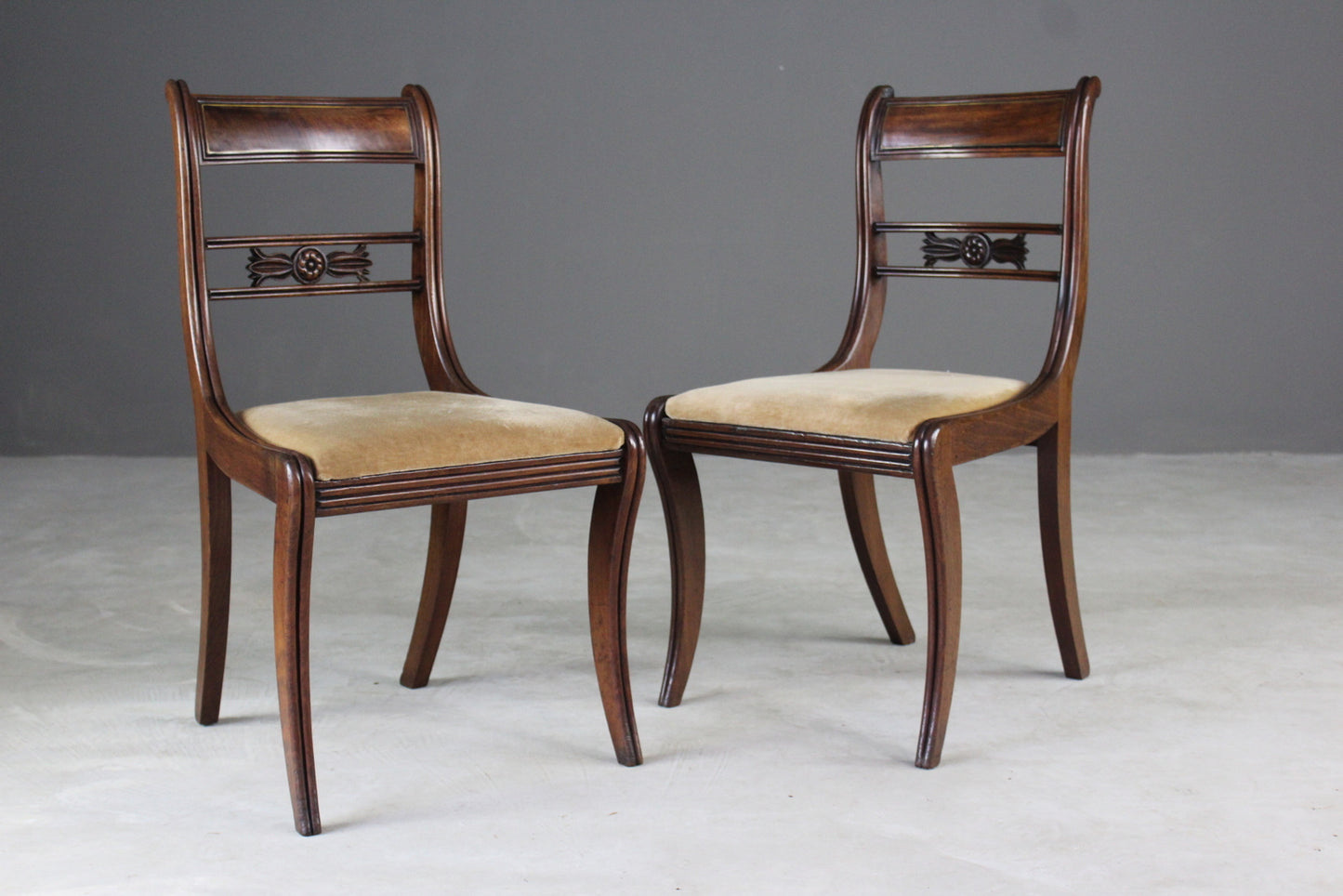 19th Century Mahogany Dining Chairs - Kernow Furniture