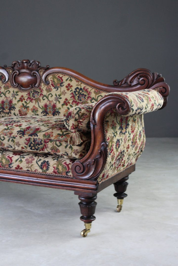 Antique Upholstered Sofa - Kernow Furniture