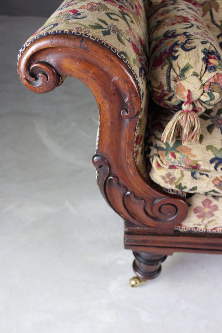 Antique Upholstered Sofa - Kernow Furniture