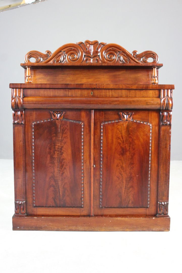 Antique Mahogany Chiffonier - Kernow Furniture