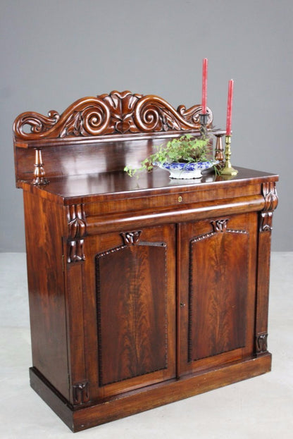 Antique Mahogany Chiffonier - Kernow Furniture