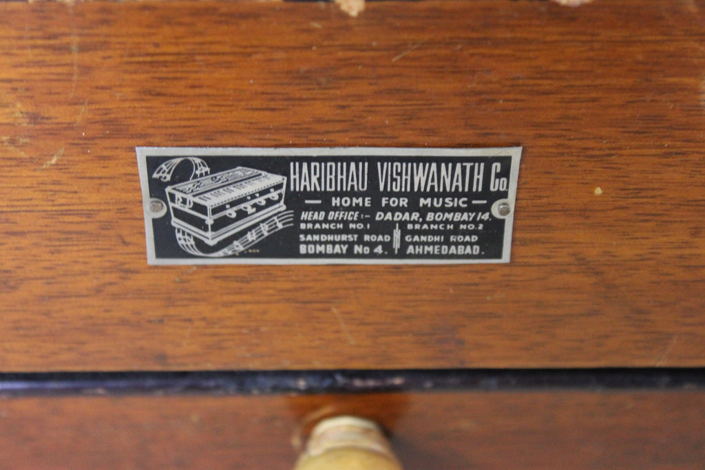 Haribhau Vishwanath Harmonium - Kernow Furniture