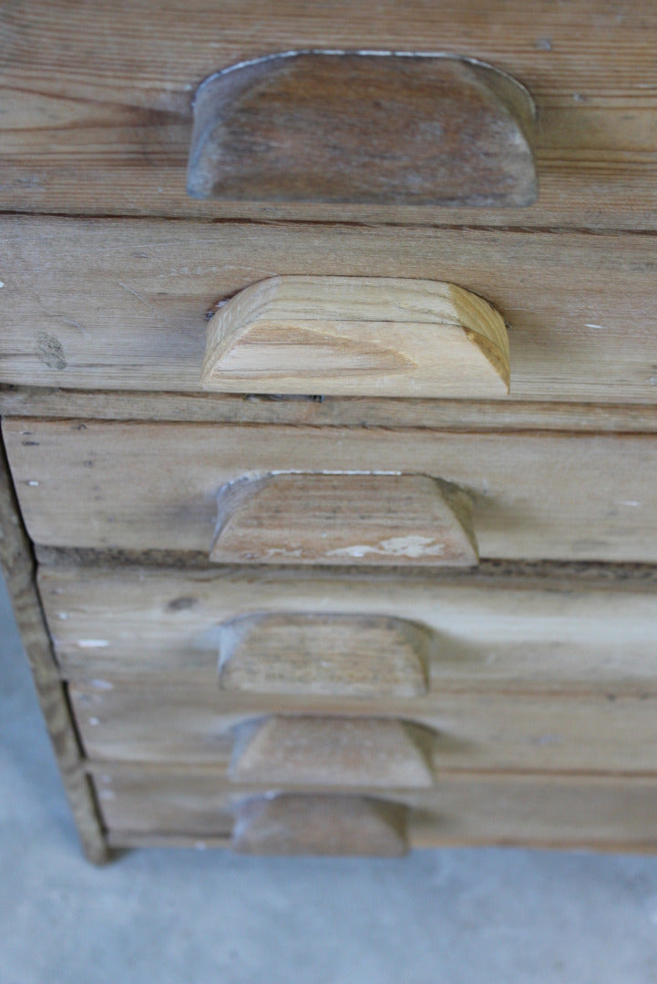 Pine Plan Chest of Drawers - Kernow Furniture