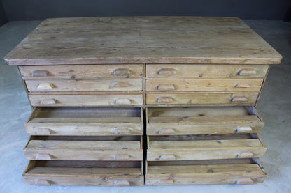 Pine Plan Chest of Drawers - Kernow Furniture