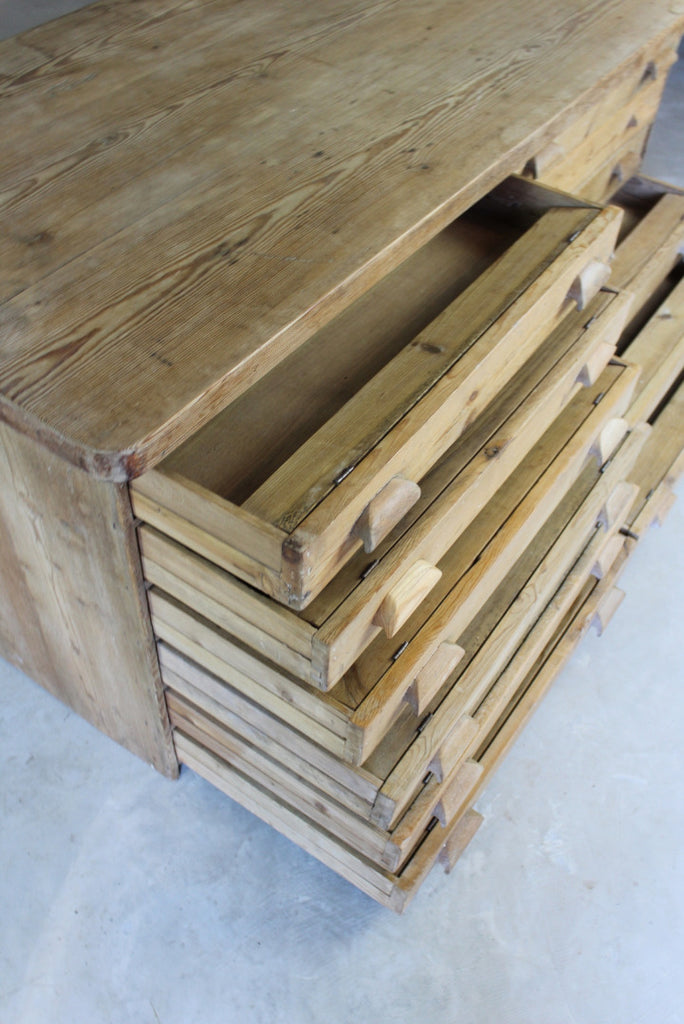 Pine Plan Chest of Drawers - Kernow Furniture