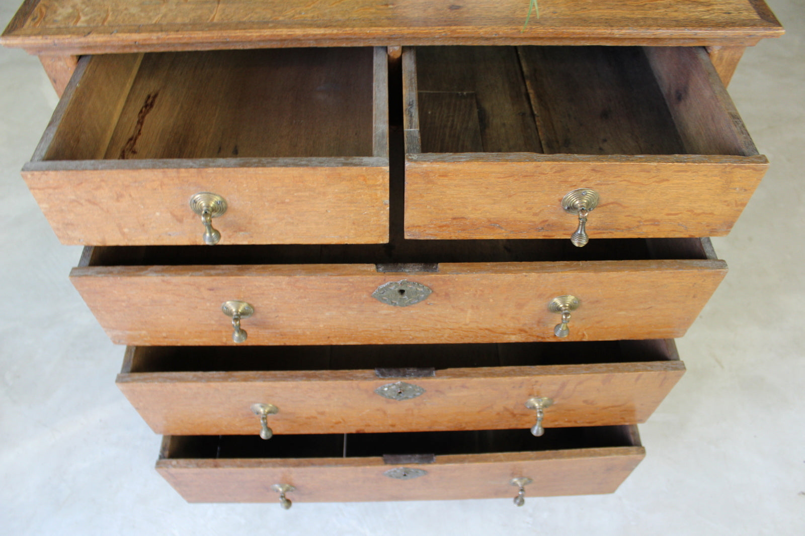 17th Century Style Oak Chest of Drawers - Kernow Furniture