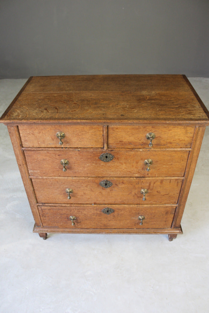 17th Century Style Oak Chest of Drawers - Kernow Furniture