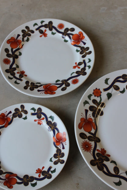 Royal Worcester Grainger Imari Plates - Kernow Furniture