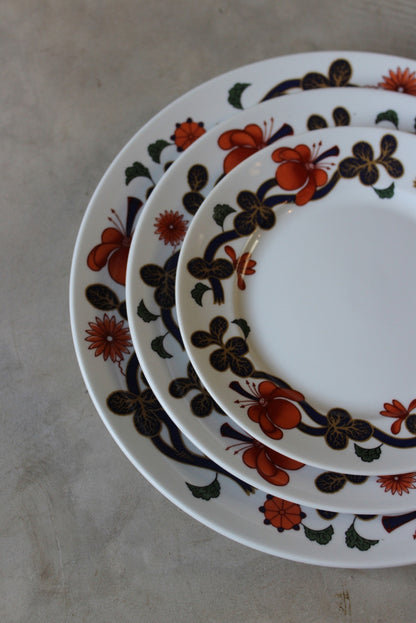 Royal Worcester Grainger Imari Plates - Kernow Furniture