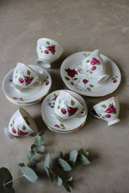 Winter Rose Tea Service - Kernow Furniture