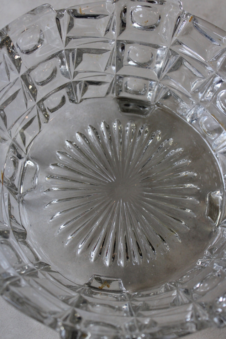 Chunky Clear Glass Serving Bowl - Kernow Furniture