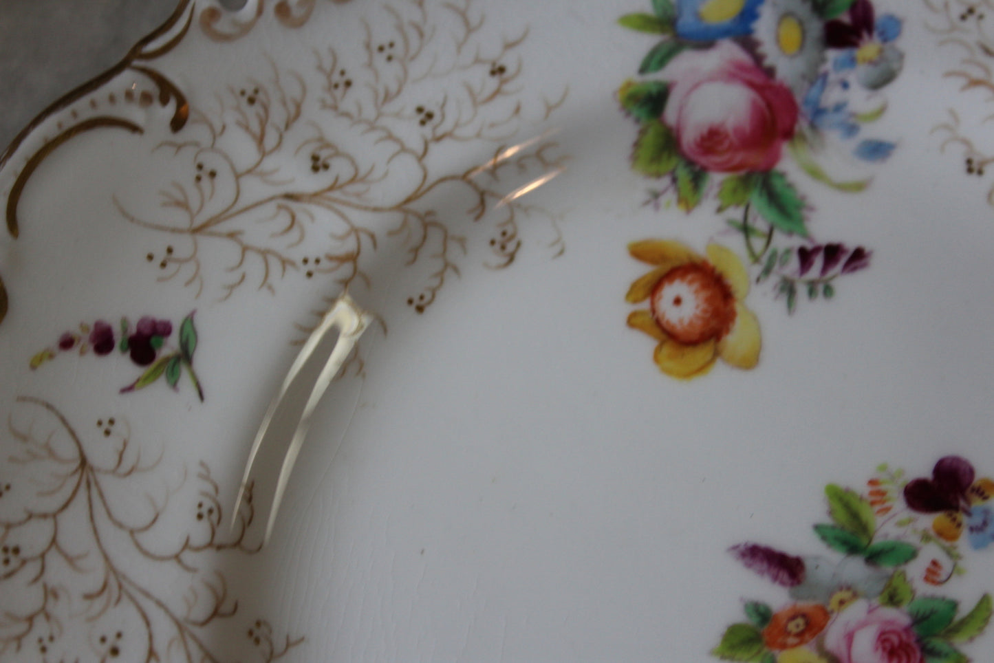 Coalport Pierced Dessert Plates - Kernow Furniture