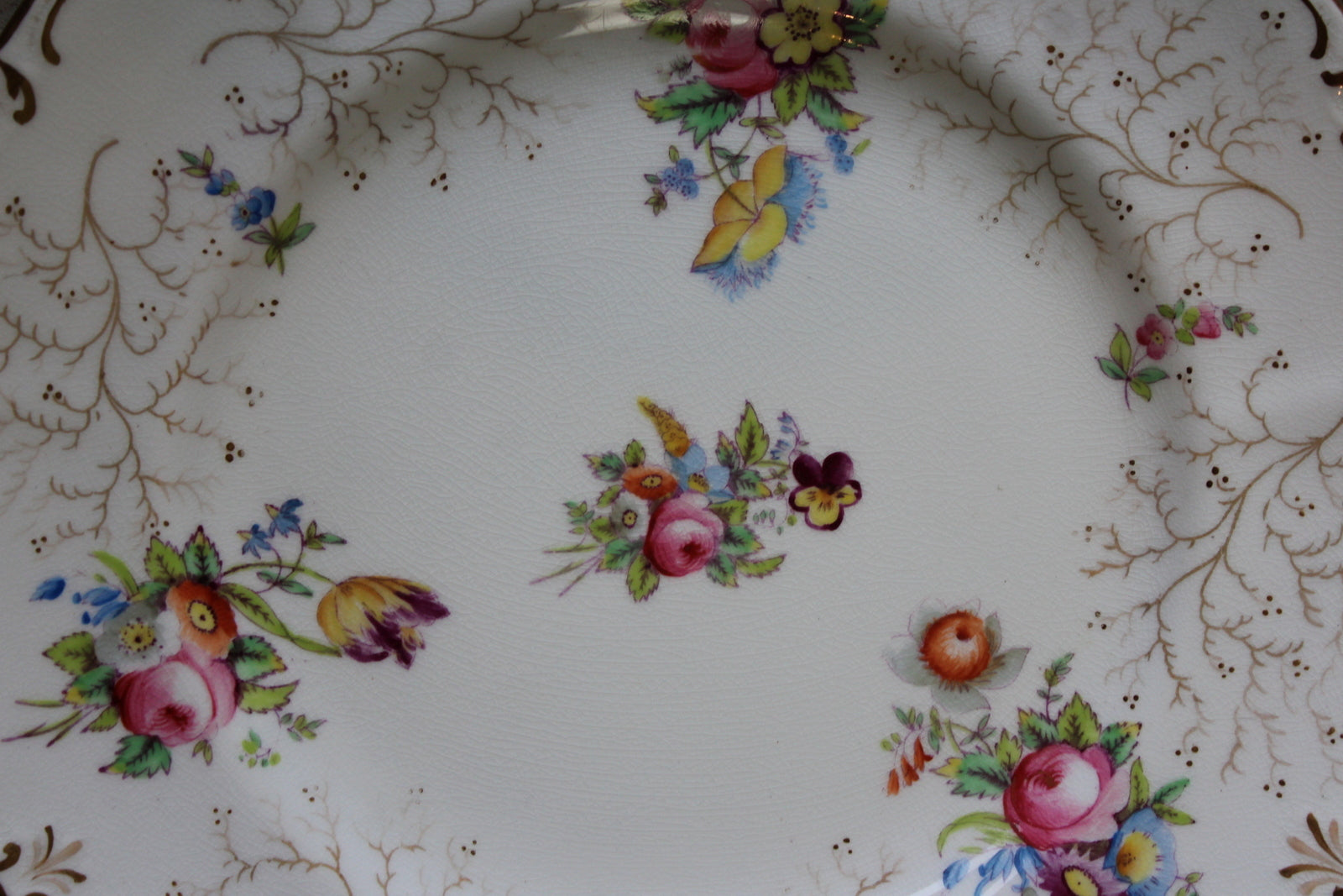 Coalport Pierced Dessert Plates - Kernow Furniture