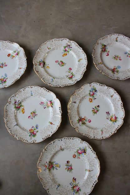 Coalport Pierced Dessert Plates - Kernow Furniture