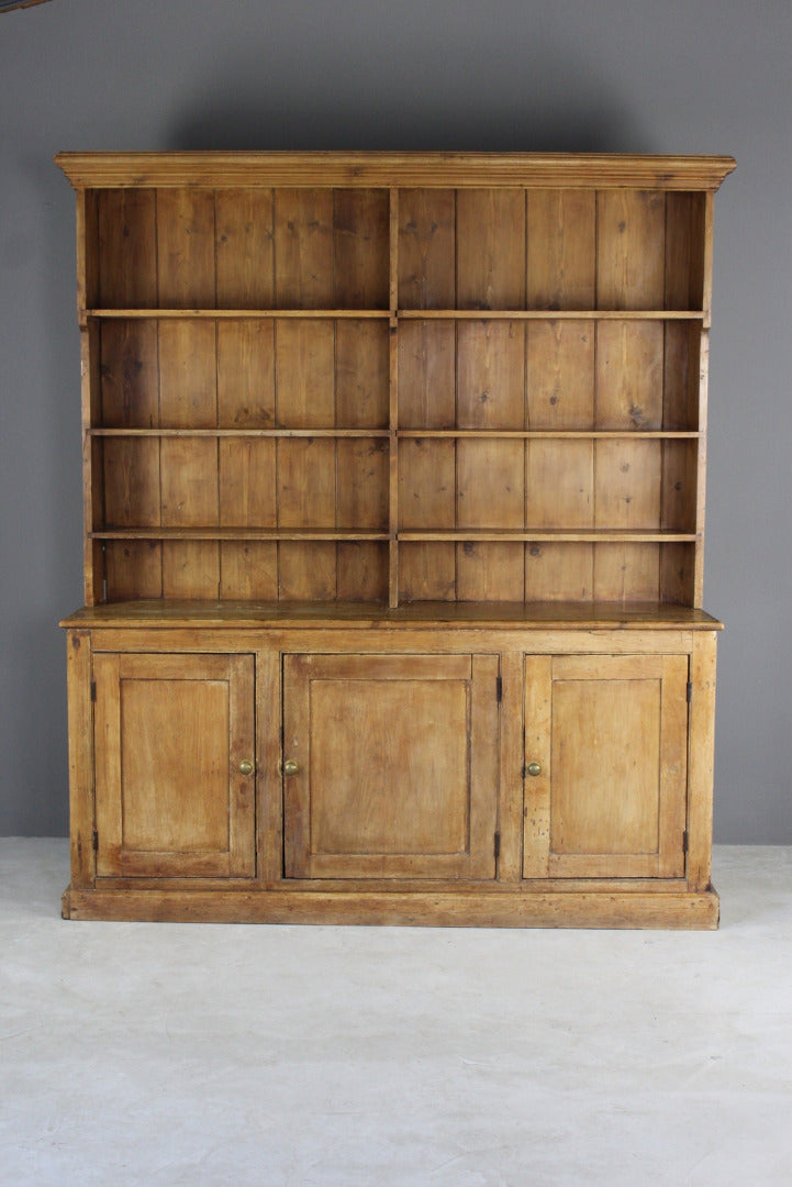 Antique Rustic Pine Dresser - Kernow Furniture