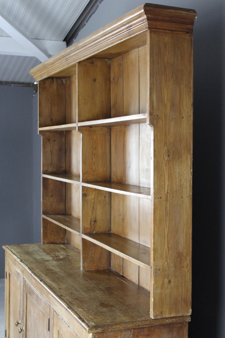 Antique Rustic Pine Dresser - Kernow Furniture