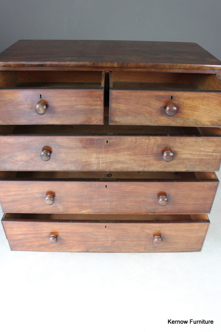 Antique Mahogany Chest of Drawers - Kernow Furniture