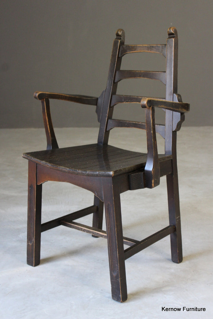 Single Ladderback Carver Chair - Kernow Furniture